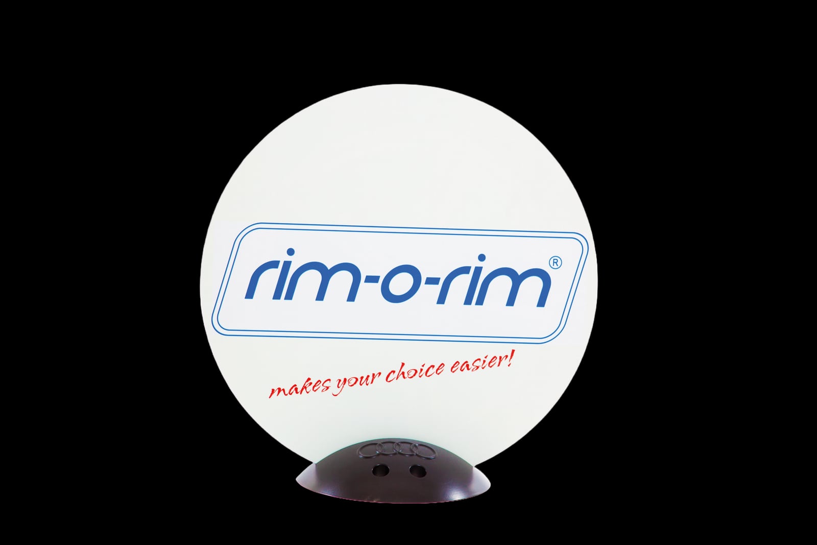 rim-disk<sup class="reg">®</sup> mit rim-o-rim<sup class="reg">®</sup> Logo.
